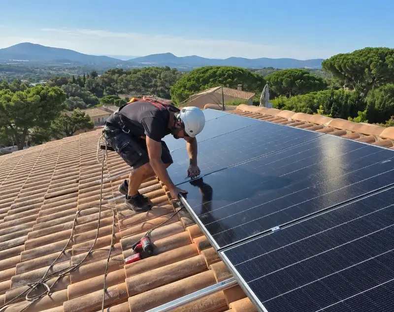 Installateur panneaux solaires Lusseray — pose photovoltaïque sur toiture